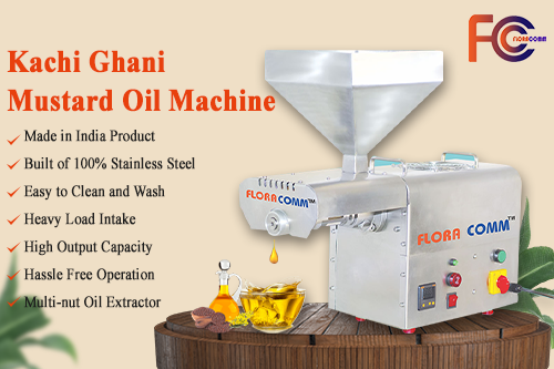 Kachi ghani mustard oil machine