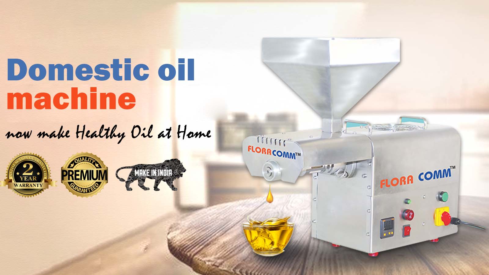 Domestic Oil Expeller for Home 