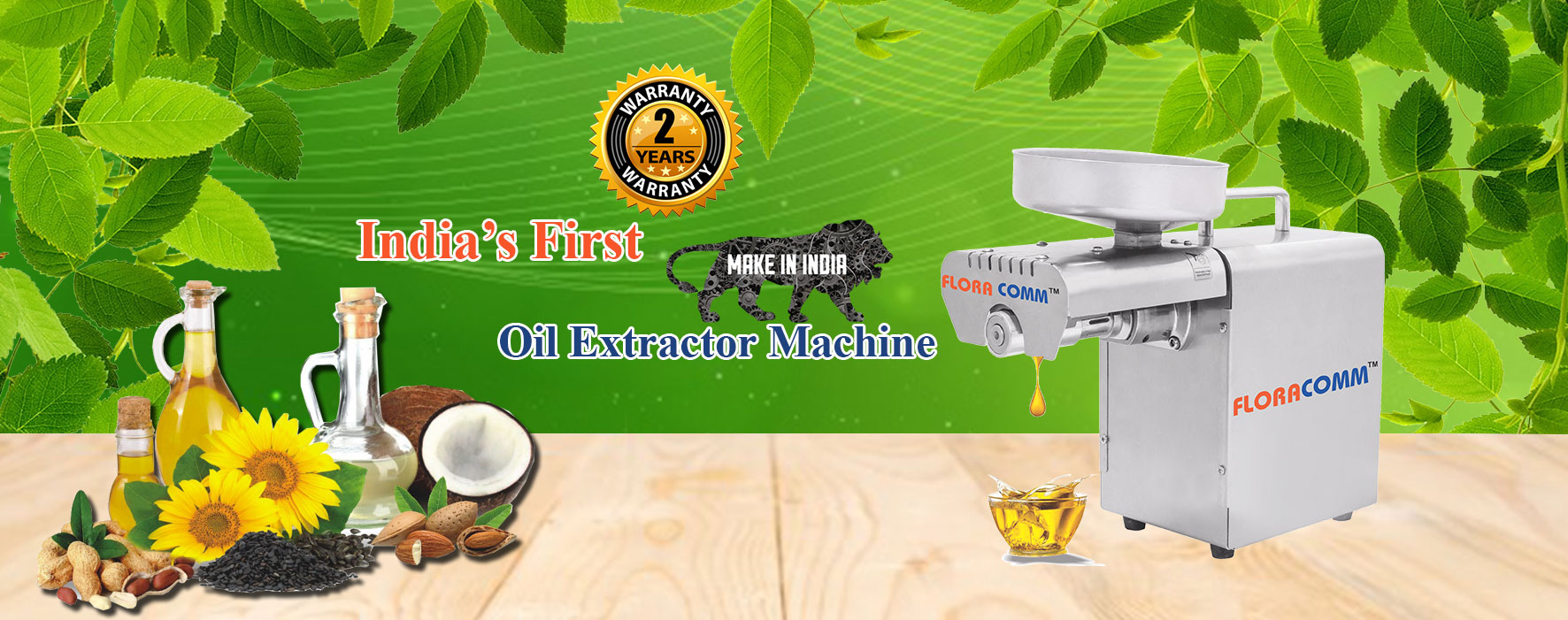 Oil extractor machine manufacturer - floraoilmachine